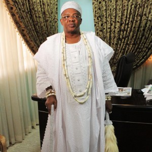 The newly installed Ayangburen of Ikorodu, Oba Kabiru Shotobi.