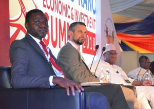 L-R: Group Head, Agric Finance, Heritage Bank Plc, Olugbenga Awe; Senior Private Sector Development Adviser, British Deputy High Commission, Richard Sandall; Dean, Dangote Business School, Bayero University, Kano, Prof. Murtala Sabo Sagagi and Deputy Country Director, Sasakawa Africa Association, Sani Sagagi, at the Lagos-Kano Economic and Investment Summit in Epe, Lagos…yesterday.