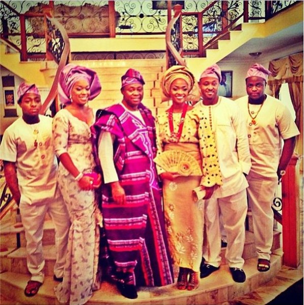 Davido’s friends turns sister wedding to mini Concert