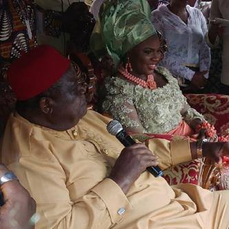 Pix of the Day!Chief Emmanuel Iwuanyanwu 72 Marries 22 year old lady