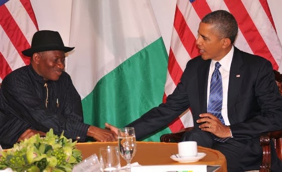 Pic of the Day!Goodluck meets Obama in New York