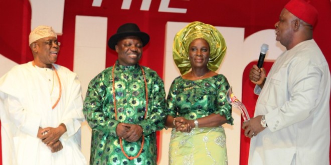 Human Resource, Greatest Asset of Delta, Says Uduaghan As He Receives Sun Man of the Year Award