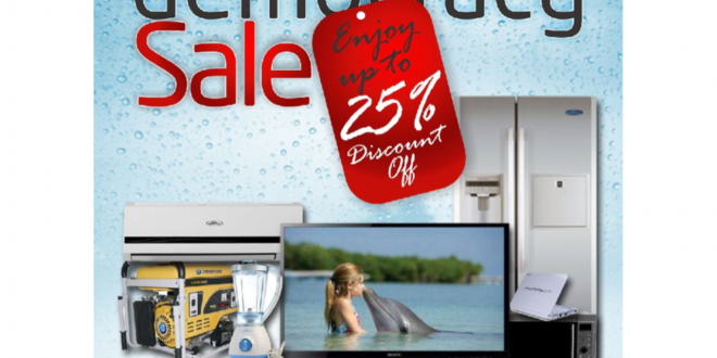 25PERCENT OFF THERMOCOOL PRODUCTS ATCOOLWORLD NIGERIA DEMOCRACY SALE