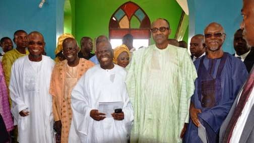 Pix of the day! BUHARI GOES TO CHURCH IN OSUN