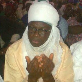 Pix of the day! Gov. Fayose in a muslim dress at Jumat Service yesterday