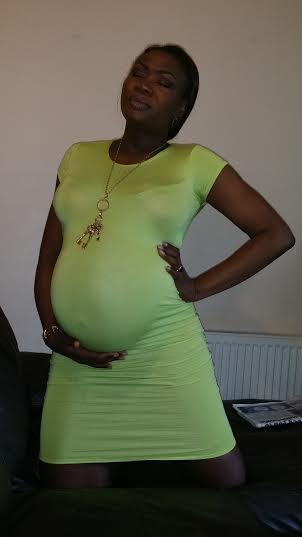 EXCLUSIVE PHOTOS OF PREGNANT NTA PRESENTER ROSE PETER IN LONDON