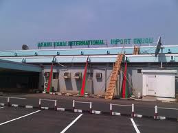 The new Enugu Int’l Airport flooded.