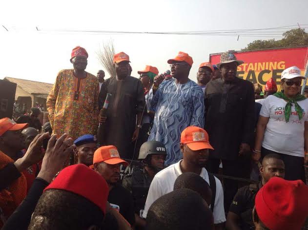 Pics From Ajimobi Campaign Tour