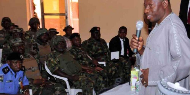 President Jonathan Makes Surprise Visits To Captured Boko Haram Stronghold of Mubi and Baga