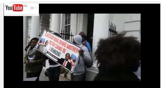 Video! watch today UK protest against Buhari