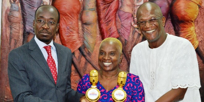 Angelique Kidjo Receives AFRIMA Trophies