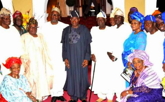 Photo news: President Jonathan meets Yoruba Council of Elders in Lagos