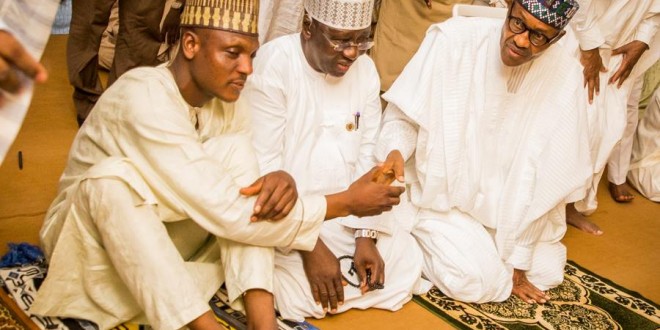 President Buhari Holds First Jumat Prayer Inside Aso Rock Today (See Photos)