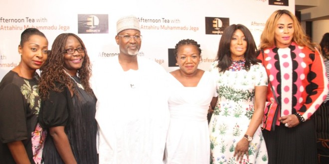 EbonyLife TV Hosts Young Professionals, Professor Jega At Afternoon Tea