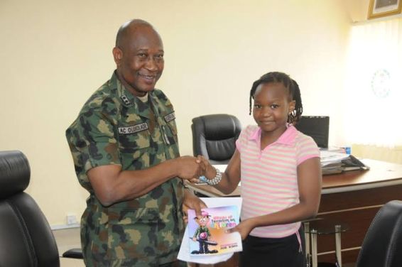 NINE YEAR OLD NIGERIAN GIRL WRITES A BOOK ON TERRORISM