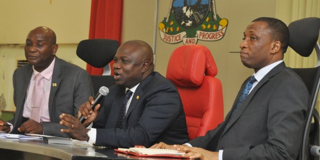 PICTURES: GOV. AMBODE MEETS WITH COMMUNITY DEVELOPMENT COUNCILS, COMMUNITY DEVELOPMENT ASSOCIATIONS IN THE STATE AT LAGOS HOUSE, IKEJA