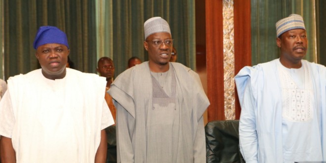 PICTURES: NEC MEETING AT STATE HOUSE, ABUJA