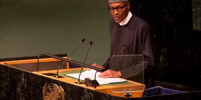 Pics as President Buhari speaks at Un and meets Spanish king