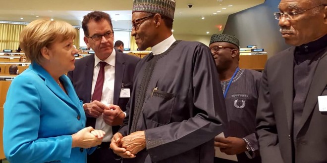 General Buhari gets busy in New York, Meets Un sec gen,German Chancellor and king of Jordan  (see pics)