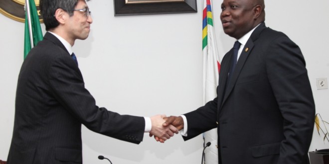 Pics!Lagos Gov receives Japanese Amb