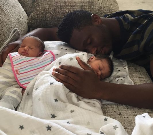 Pic: Super Eagles Midfielder, Mikel Obi Welcomes Twins