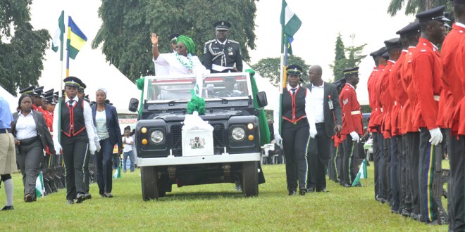 Pics as Lagos Deupty Gov takes charge at independence Parade