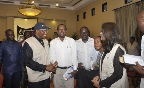 Pics as Goodluck Jonathan acts as Election monitor in Tanzania