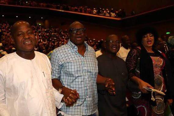 pix of the day!Gov fayose and Speaker Dogara in jerusalem