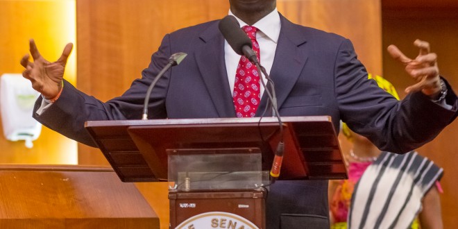 Pics!When Fashola wowed them at the Senate chambers