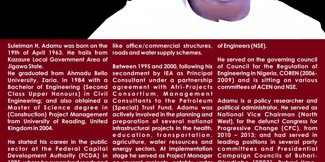 Meet Alhaji Suleiman Adamu,A silent Achiever among the ministerial nominess