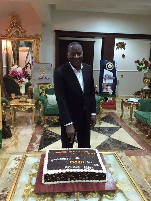 Fmr president Goodluck Jonathan adds a year (see pics of how he celebrated)