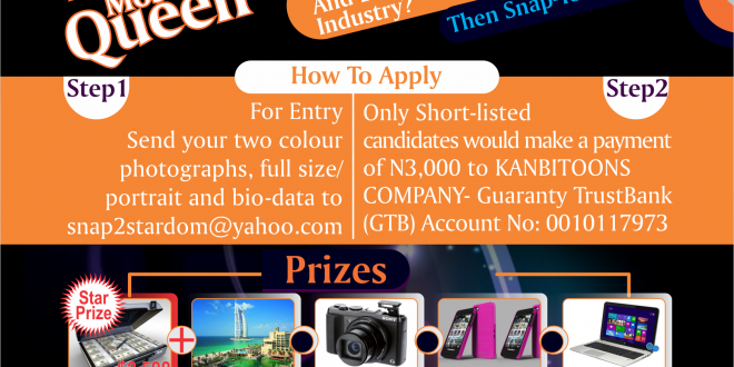 Organisers of Snap to stardom calls for entries