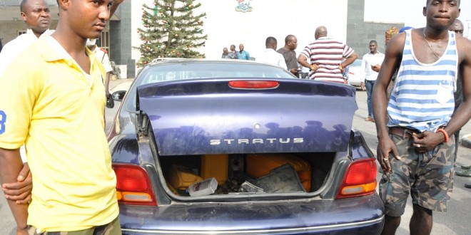 Gov Ambode’s convoy rescues man from Airforce torture (see pics)