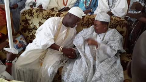 Ooni makes shocking appearance at Alaafin Anniversary