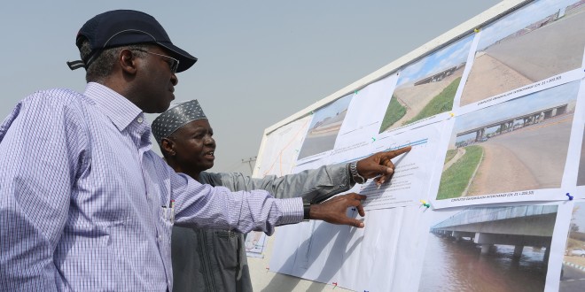 Babatunde fashola visits Ministries major projects in North Central