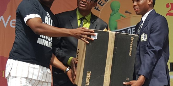 AFRIMA, AU, Empowers Students at Felabration 2016 …..Donates Computers and  Educational Materials