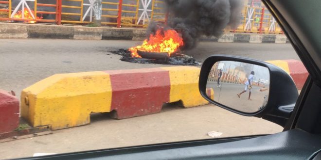 Pictures As Akure Residents shut down Town over Eyitayo Jegede