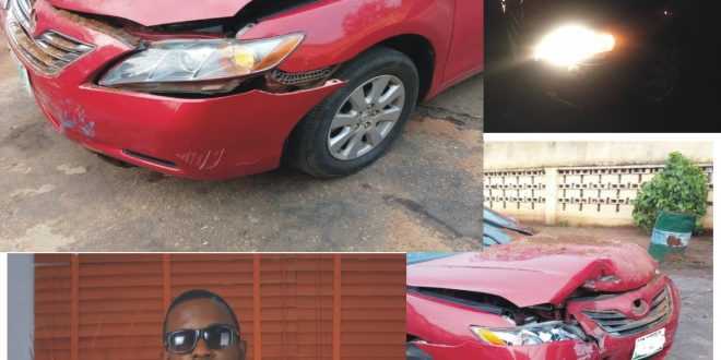 Tito Da.Fire Involves In Car Crash…Escapes Death By The Whisker