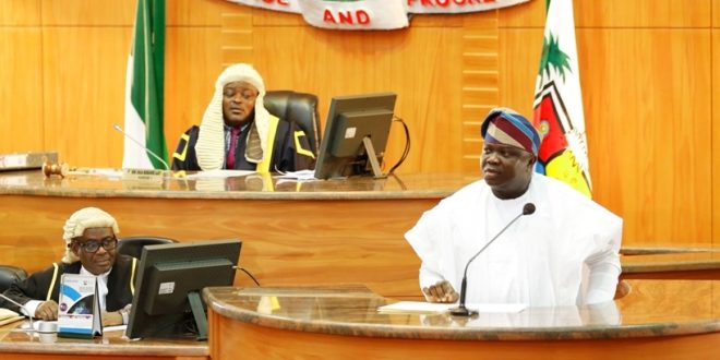 AMBODE PRESENTS N813BN Y2017 BUDGET PROPOSAL TO HOUSE OF ASSEMBLY