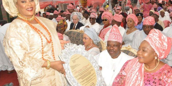 Awujale of Ijebu daughter Motunrayo weds,See Pics