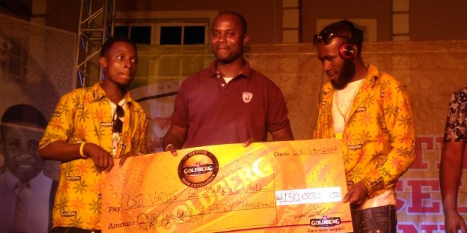 Goldberg Excellency Tour: DJ Kingsley and Nathaniel Emerge Winner of DJ and Free Styling Competition in Benin City.