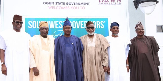 SOUTH WEST GOVERNORS SET UP JOINT TASK FORCE ON SECURITY