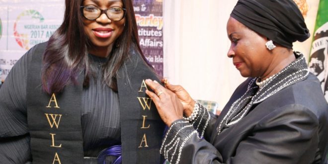 AMBODE’S WIFE TASKS WOMEN LAWYERS ON GENDER EQUALITY, CHILD RIGHTS