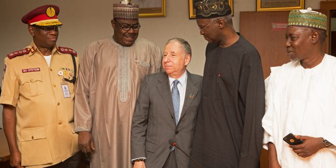 PICTURES: FASHOLA, SHEHURI, HASSAN RECEIVE UNITED NATIONS SECRETARY GENERAL’S ENVOY FOR ROAD SAFETY