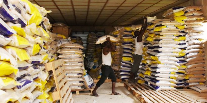 ILEYA!70 Trailers of Lake Rice Arrive Lagos