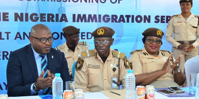 NB DONATES CLINIC, MEDICAL EQUIPMENT AND 100KVA GENERATOR TO NIGERIA IMMIGRATION SERVICE