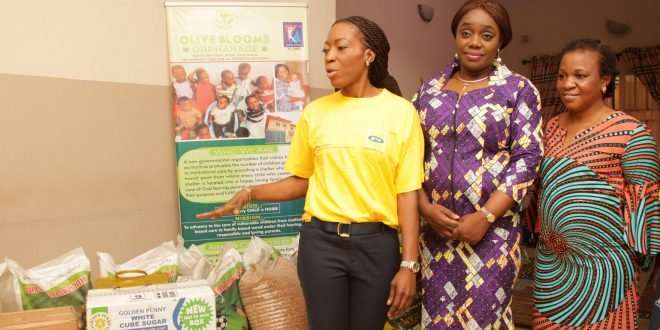 Adeosun, MTN Foundation handover food, household items to Olive Blooms Orphanage