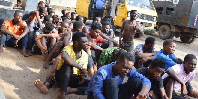 LAGOS ARRAIGNS 70 SUSPECTED CULTISTS