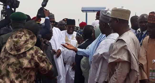 President Muhammadu Buhari has arrived in Bauchi State on a two-day working visit.