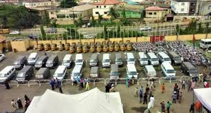 Excitements In Surulere As Hon Gbajabiamila Donates 30 New Buses, 160 Motorcycles, 25 Tricycles To His Constituents